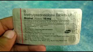 Medrol 16mg Tablet  Methylprednisolone 16mg Tablet  Medrol 16mg Tablet Uses Benefit Review Hindi [upl. by Massiw]