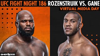 UFC Fight Night 186 Rozentruik vs Gane  Virtual Media Day  LIVE stream Pre Fight Interviews [upl. by Ledua726]