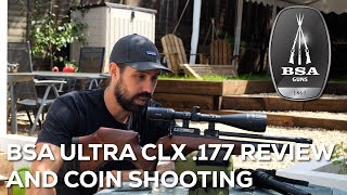 BSA CLX ULTRA 177 review and Coin shooting can I hit it [upl. by Beller]