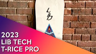 2023 Lib Tech TRice Pro  Snowboard Review [upl. by Fiden]