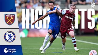 West Ham 31 Chelsea  Highlights  Premier League 202324 [upl. by Daberath]