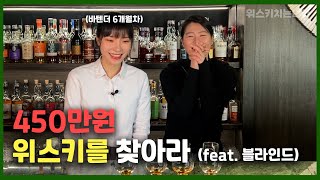 바텐더 6개월차 위스키 맛만 보고 가격맞추기 블라인드테이스팅 [upl. by Steep]