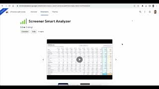 Screener Smart Analyzer The Ultimate Stock Analysis Chrome Extension [upl. by Oah467]