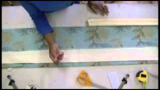 How to make Pinch Pleat Curtains buckram or Valances part 1 [upl. by Aivat943]