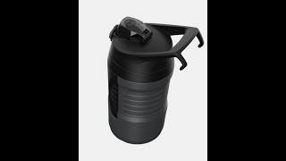 UA Playmaker Jug Jr 32 oz Water Bottle  Jet Gray  Black010 [upl. by Naejeillib]