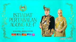 Istiadat Pertabalan Agong Ke17  Astro Channel Promo [upl. by Alaj245]