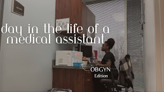 REALISTIC DAY IN THE LIFE OF A MEDICAL ASSISTANT  detailed OBGYN [upl. by Tarrance578]