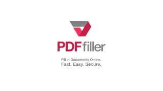 Fill Documents From Any Device Anywhere With PDFfiller [upl. by Leola]