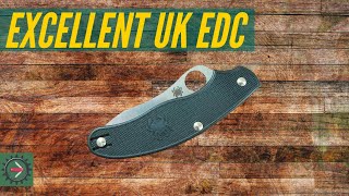 Classic UK Legal Knife  Spyderco UKPK [upl. by Lemmueu]