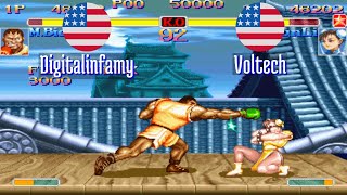 FT5 ssf2xjr1 Digitalinfamy US vs Voltech US Super SF II X ssf2x ssf2 Fightcade Sep 25 [upl. by Alik927]