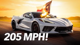 205 MPH Worlds Fastest C8 Corvette [upl. by Prisilla]