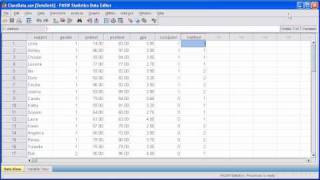 49 Use Script and Syntax Files for Statistical Analyses PASW SPSS Statistics v17 video [upl. by Ahsinnod492]