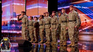 82nd Airborne Chorus Full Performance  Americas Got Talent 2023 Auditions Week 6 [upl. by Asilana1]