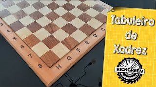 Como fazer um Tabulerio de Xadrez de Madeira  Wooden Chess Board [upl. by Uolyram537]