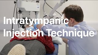 Intratympanic Injection for Clinicians Part 3 Steroid injection technique [upl. by Kilroy]