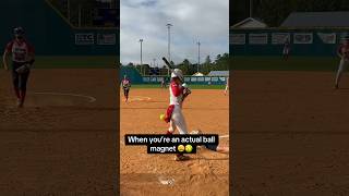 3 times in 4 games 😩🥎 softball hit magnet shorts [upl. by Buford958]