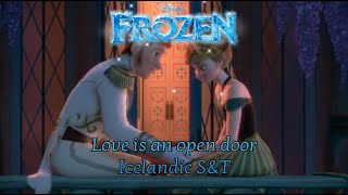 Frozen  love is an open door Icelandic SampT [upl. by Ylas]