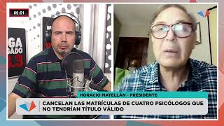 CANCELAN LAS MATRÍCULAS DE CUATRO PSICÓLOGOS QUE NO TENDRÍAN TÍTULO VÁLIDO [upl. by Niall]