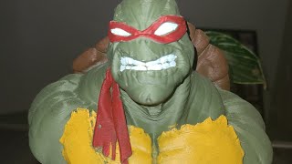 3d Printing TMNT  Raphael using Eryone Matte Green PLA [upl. by Amby]