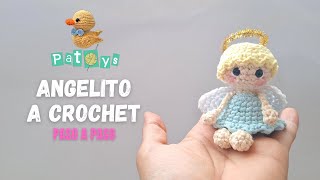 COMO HACER UN ANGEL AMIGURUMI [upl. by Rabassa]