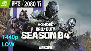 WARZONE 20 VONDEL RTX 2080 Ti  i710700 1440p LOW [upl. by Bathulda]