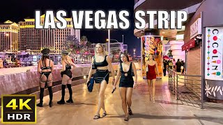 Las Vegas Strip Night Walk  October 2024  Las Vegas Nevada [upl. by Bishop487]