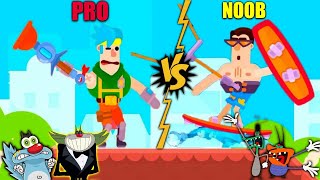 Noob vs PRO In BOUNCE MASTER  With Oggy Jack amp Cockroaches [upl. by Amzu]