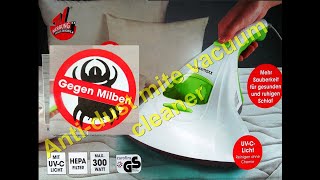 CLEANMAXX Antidust mite vacuum cleanerAntiMilbensauger [upl. by Aneryc458]