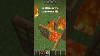 Just playing Minecraft but then I realized something 😨 minecraft [upl. by Zolner853]