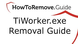 Remove TiWorkerexe Virus [upl. by Schubert]