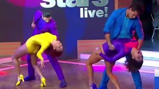 DWTS Pros Val Chmerkovskiy Sharna Burgess Perform Live on GMA [upl. by Ronnholm]