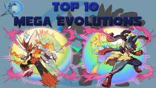 Top 10 Mega Evolutions [upl. by Niu]