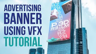 Easy way How to Create Banner CGI Ads Using VFX in Blender  Blender VFX Tutorial [upl. by Connolly75]