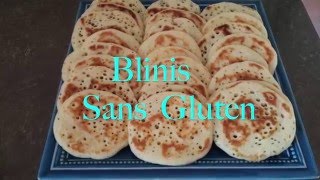 Blinis à la farine de Riz sans glutengluten free blinis [upl. by Neva957]