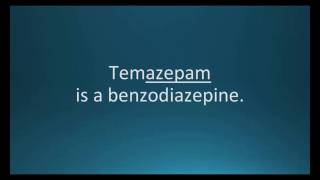 How to pronounce temazepam Restoril Memorizing Pharmacology Flashcard [upl. by Peednas]