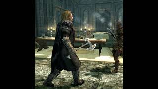 Ulfric vs Tullius  Skyrim FIGHT Shorts [upl. by Leumel266]