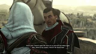 quotA Small Victoryquot  Ezio And Niccolò Machiavelli Scene  Assassins Creed Brotherhood [upl. by Panchito]