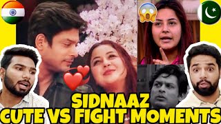 Sidnaaz Fight vs Cute Moments  Desi Peeps Reaction [upl. by Kirsteni]