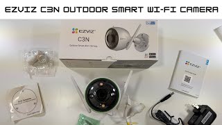 EZVIZ C3N Outdoor Smart Security Camera Setup amp Review [upl. by Iur637]