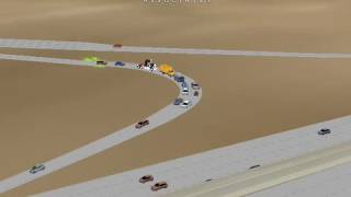 Ramp Metering Traffic Simulation [upl. by Zetana]