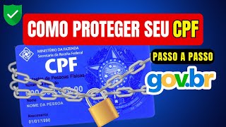 Nova Ferramenta de Proteção do CPF Receita Federal Ativou Função PASSO A PASSO [upl. by Leroy]