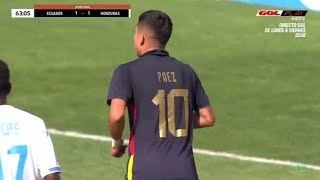 Kendry Paez vs Honduras 1 Assist World Class Performance [upl. by Tasiana]