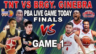 BRGY GINEBRA vs TNT  Game 1 Finals  PBA Live Full Game Today October 27 2024  2K24 [upl. by Clari]