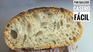 Receta de PAN GALLEGO casero  Moña gallega  Galician bread 🍞 [upl. by Volpe]