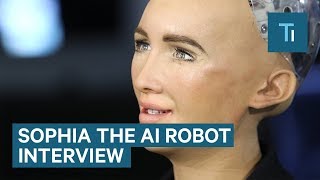 We Talked To Sophia — The AI Robot That Once Said It Would Destroy Humans [upl. by Balthazar]