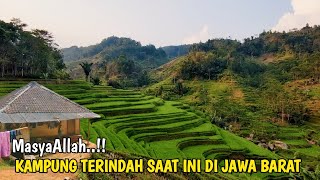 Tak Disangka  Kampung Terindah Di Jawa Barat Dengan Terasering Pesawahan Menakjubkan Ada Di Sini [upl. by Lubow165]