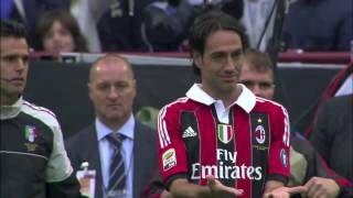 Last match at Milan for Gattuso Nesta Inzaghi Seedorf Zambrotta and Van Bommel [upl. by Baggott]