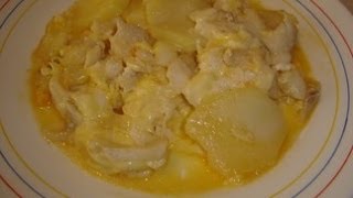 Bacalao con patatas y huevo [upl. by Aitsirt]