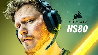 Corsair HS80 Review  The BEST Wireless Microphone [upl. by Adela]