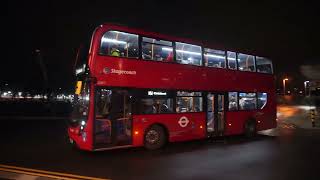 Stagecoach London Chislehurst bound Enviro400H 12397 Rt161 leaving North Greenwich Station [upl. by Placia]